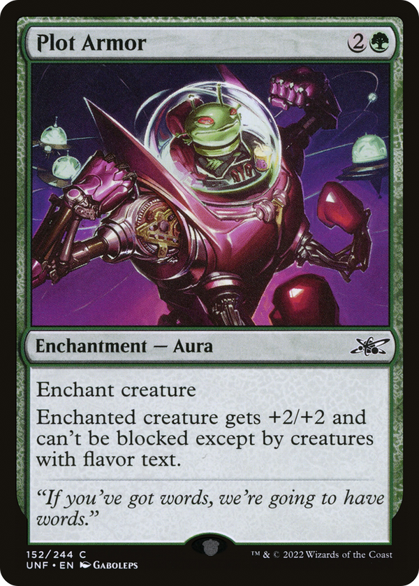 Plot Armor (UNF-152) - Unfinity Foil