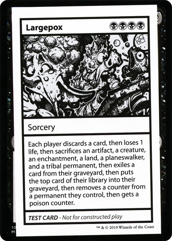 Largepox (No PW Symbol) (CMB1-) - Mystery Booster Playtest Cards 2021
