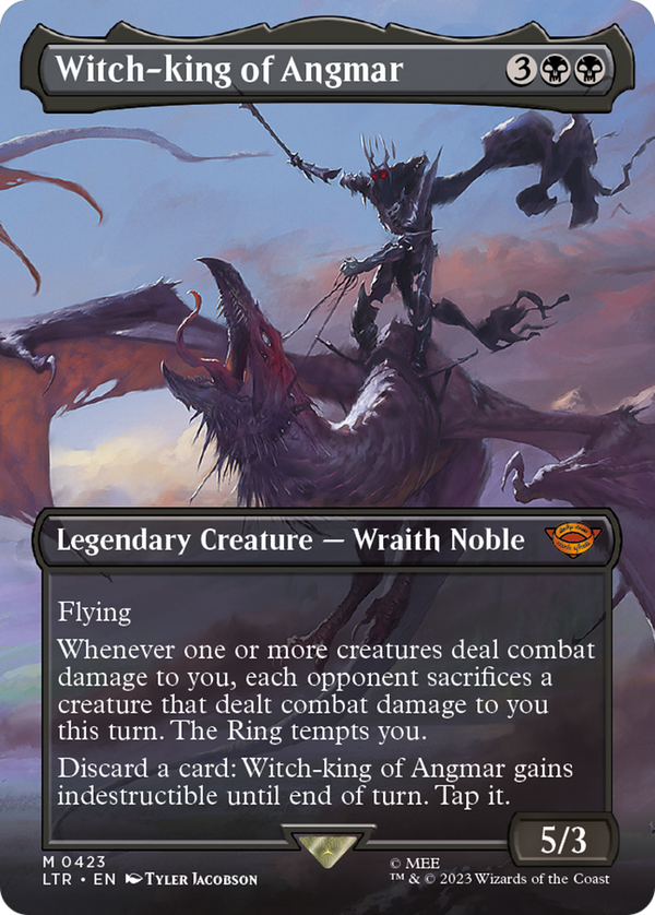 Witch-king of Angmar (Borderless) (LTR-423) - The Lord of the Rings: Tales of Middle-earth
