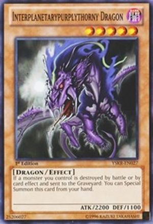 Interplanetarypurplythorny Dragon (YSKR-EN027) - Starter Deck: Kaiba Reloaded Unlimited