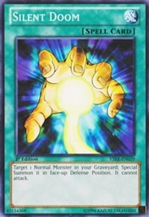 Silent Doom (YSKR-EN039) - Starter Deck: Kaiba Reloaded Unlimited