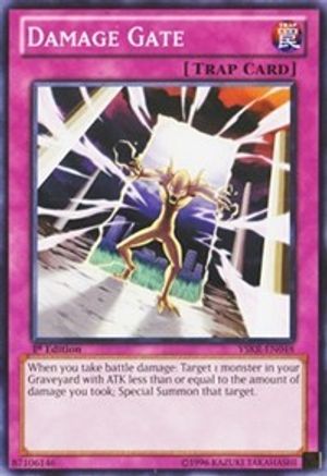Damage Gate (YSKR-EN048) - Starter Deck: Kaiba Reloaded Unlimited