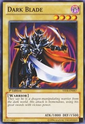 Dark Blade (YSYR-EN007) - Starter Deck: Yugi Reloaded 1st Edition