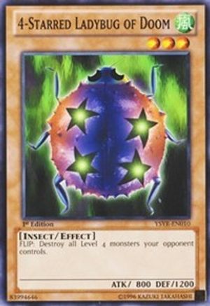 4-Starred Ladybug of Doom (YSYR-EN010) - Starter Deck: Yugi Reloaded Unlimited