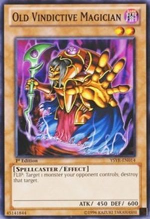 Old Vindictive Magician (YSYR-EN014) - Starter Deck: Yugi Reloaded 1st Edition
