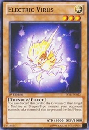 Electric Virus (YSYR-EN022) - Starter Deck: Yugi Reloaded 1st Edition