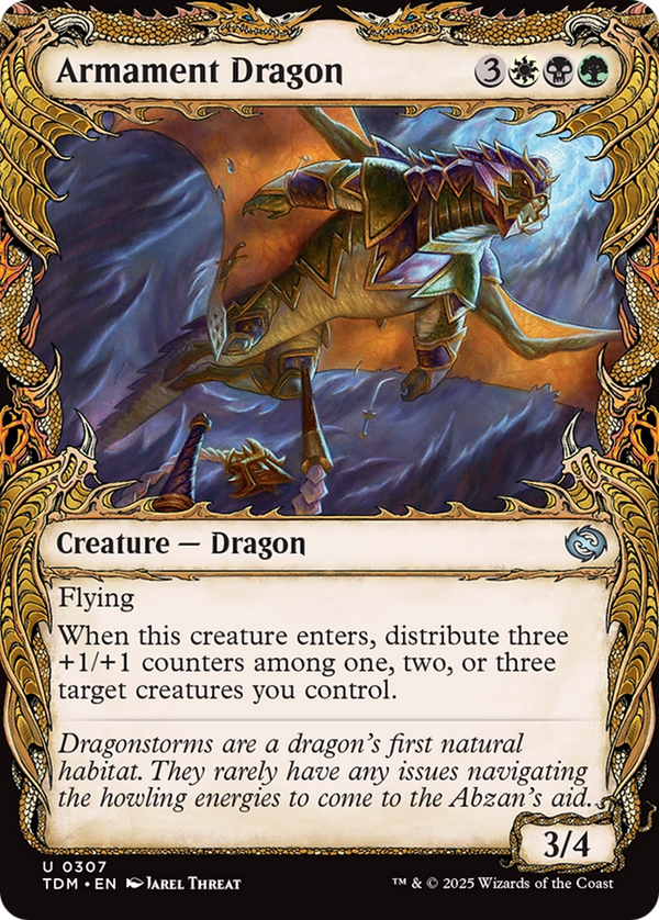 Armament Dragon (Showcase) (TDM-307) - Tarkir: Dragonstorm: (Showcase)