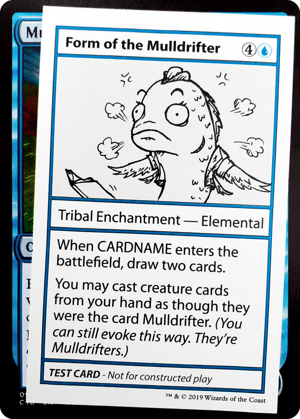Form of the Mulldrifter (No PW Symbol) (CMB1-) - Mystery Booster Playtest Cards 2021