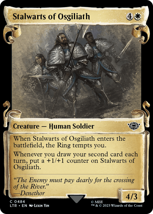 Stalwarts of Osgiliath (Showcase Scrolls) (LTR-484) - The Lord of the Rings: Tales of Middle-earth: (Showcase)