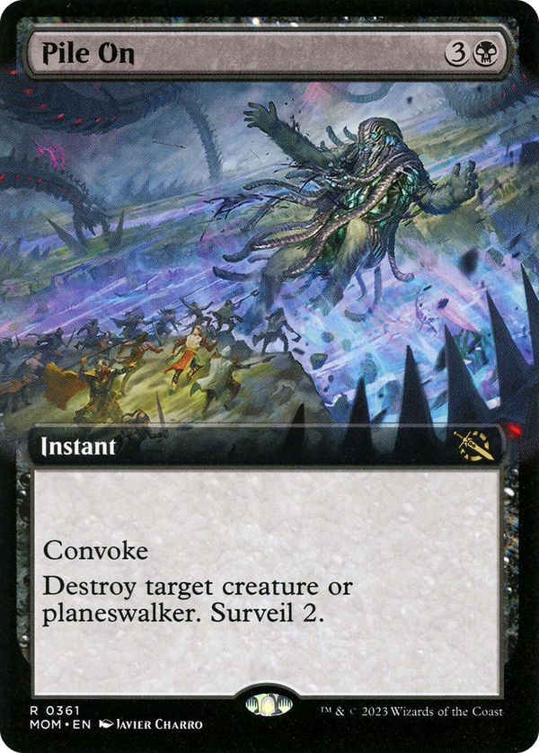 Pile On (Extended Art) (MOM-361) - March of the Machine: (Extended Art) Foil
