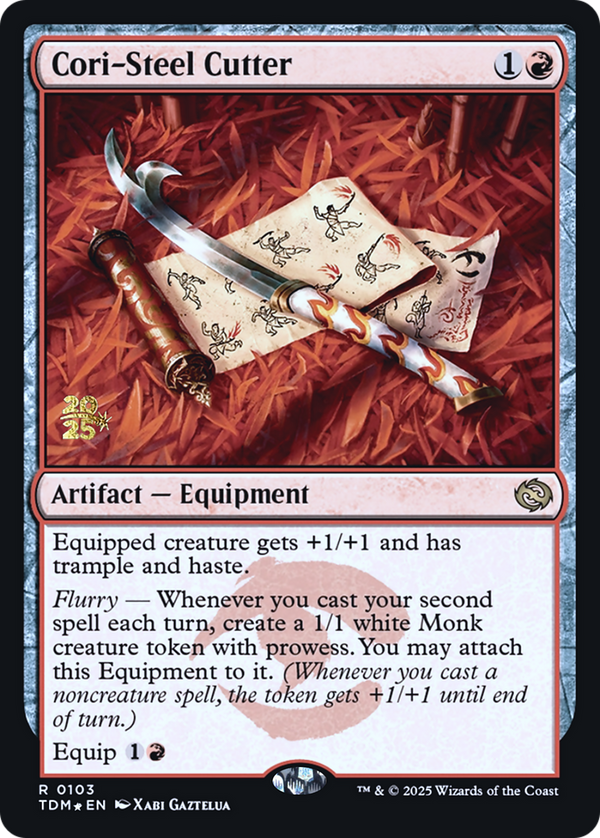 Cori-Steel Cutter (PRE-103) - Prerelease Cards Foil