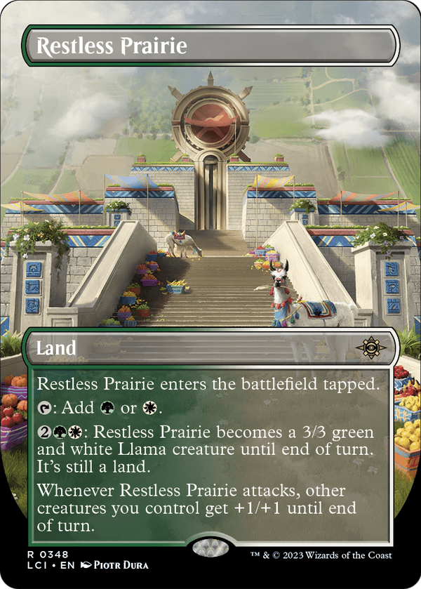 Restless Prairie (Borderless) (LCI-348) - The Lost Caverns of Ixalan Foil
