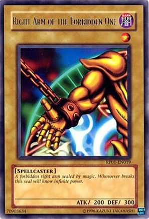 Right Arm of the Forbidden One (RP01-EN019) - Retro Pack Unlimited