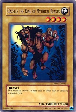 Gazelle the King of Mythical Beasts (RP01-EN043) - Retro Pack Unlimited