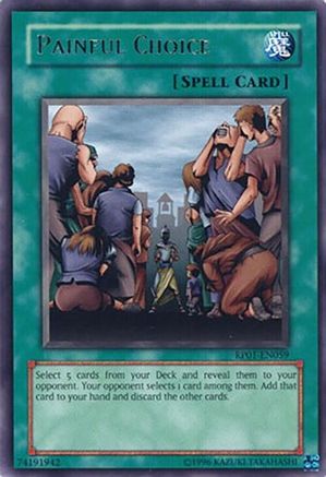 Painful Choice (RP01-EN059) - Retro Pack Unlimited