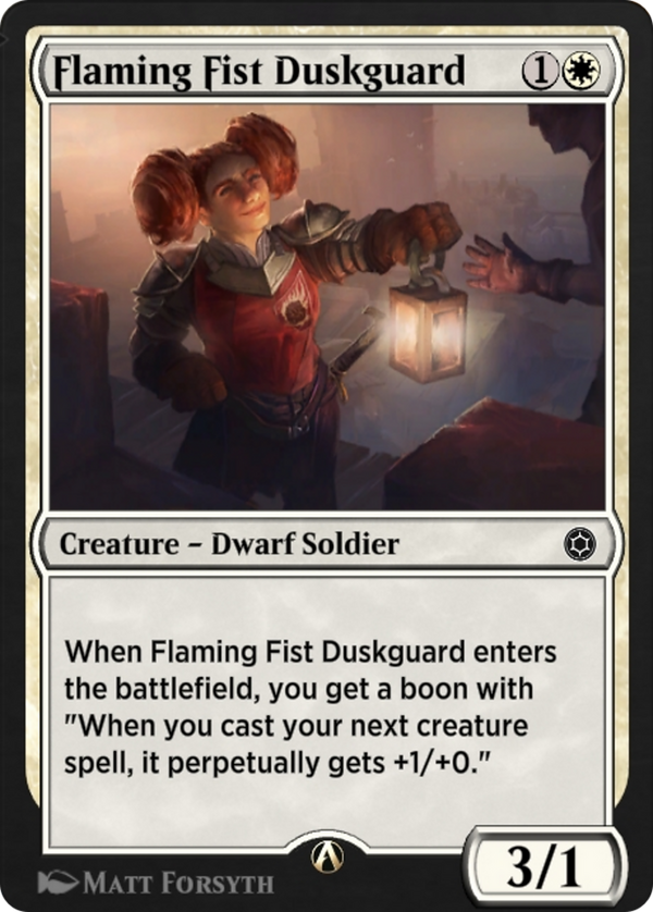 Flaming Fist Duskguard (HBG-022) - Alchemy Horizons: Baldur's Gate