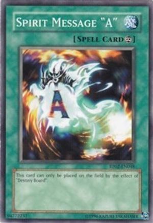 Spirit Message "A" (RP02-EN048) - Retro Pack 2 Unlimited