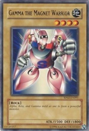 Gamma The Magnet Warrior (RP02-EN091) - Retro Pack 2 Unlimited