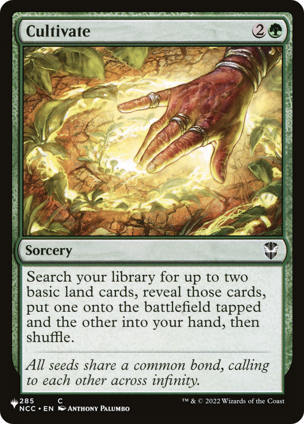 Cultivate (NCC) (LIST-NCC-285) - The List