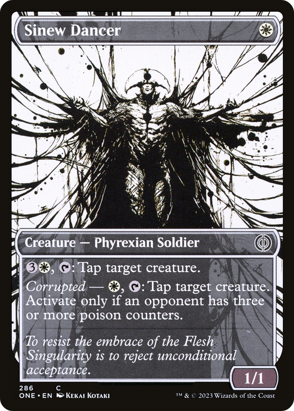Sinew Dancer (Showcase) (ONE-286) - Phyrexia: All Will Be One: (Showcase) Foil