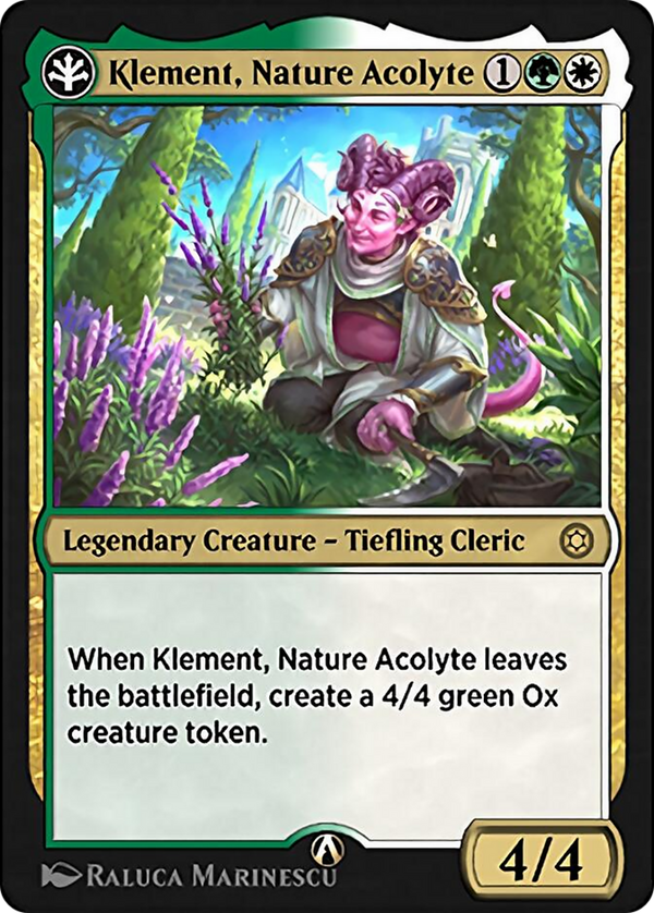 Klement, Nature Acolyte (HBG-01G) - Alchemy Horizons: Baldur's Gate