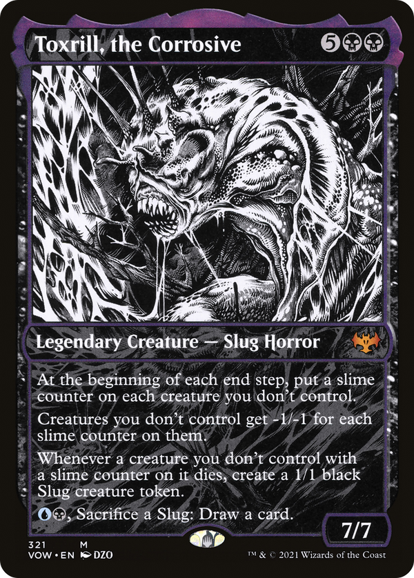 Toxrill, the Corrosive (Showcase) (VOW-321) - Innistrad: Crimson Vow: (Showcase)