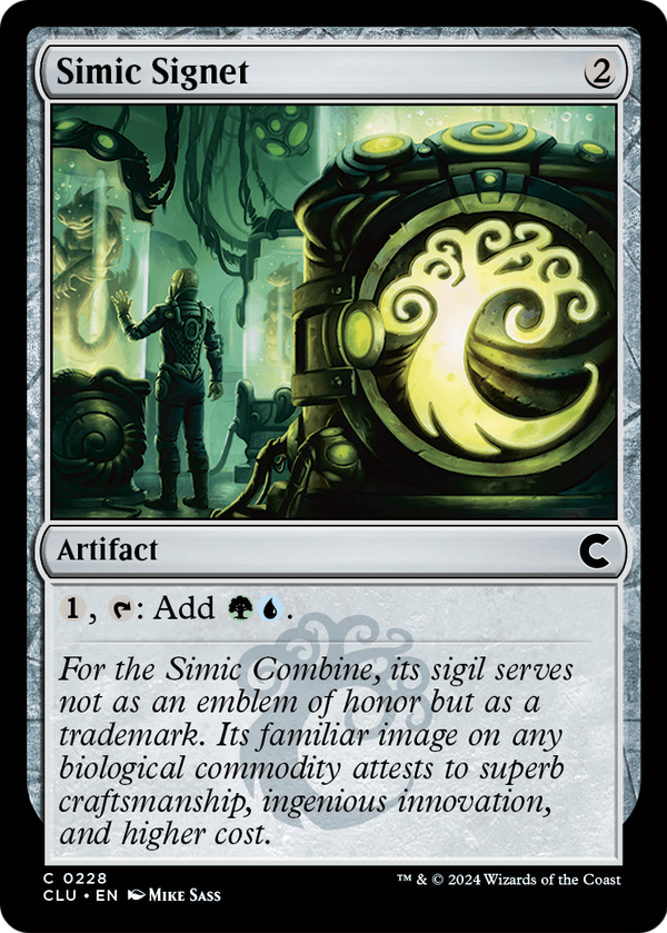 Simic Signet (CLU-228) - Ravnica: Clue Edition