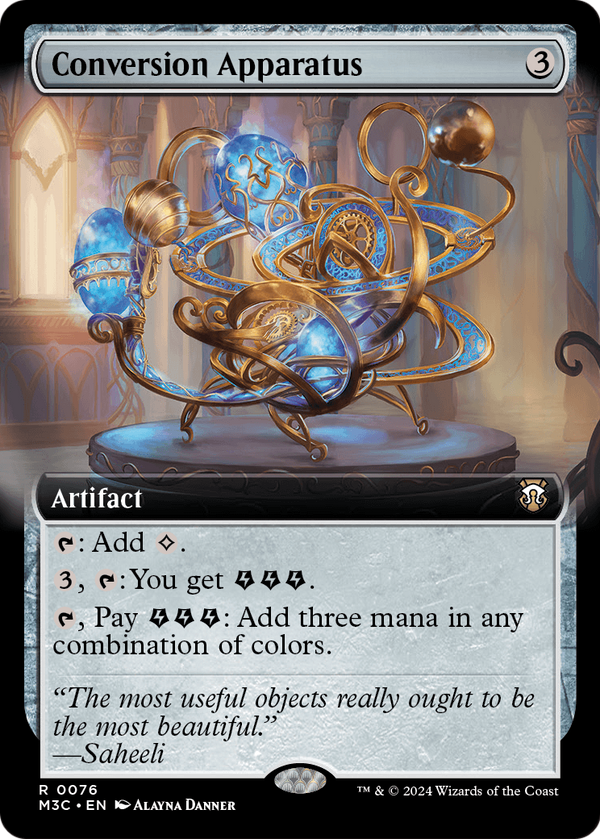 Conversion Apparatus (Extended Art) (M3C-076) - Modern Horizons 3 Commander: (Extended Art)