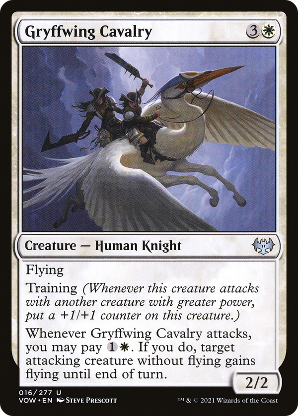 Gryffwing Cavalry (VOW-016) - Innistrad: Crimson Vow Foil
