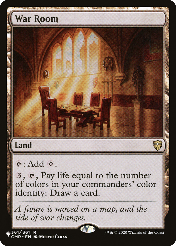 War Room (LIST-CMR-361) - The List