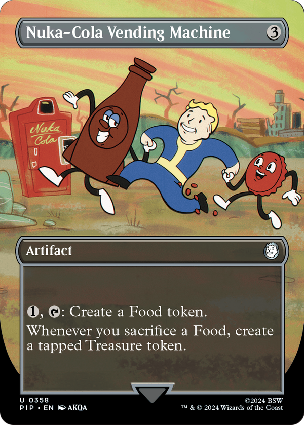 Nuka-Cola Vending Machine (Borderless) (PIP-358) - Fallout Foil