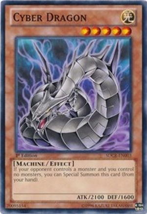 Cyber Dragon (Black) (SDCR-EN003) - Structure Deck: Cyber Dragon Revolution 1st Edition