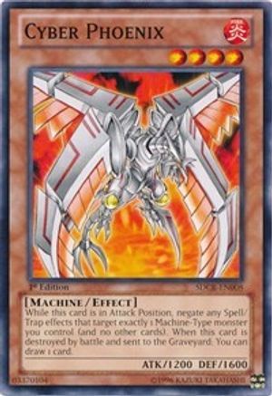 Cyber Phoenix (SDCR-EN008) - Structure Deck: Cyber Dragon Revolution 1st Edition