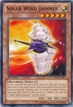 Solar Wind Jammer (SDCR-EN013) - Structure Deck: Cyber Dragon Revolution Unlimited