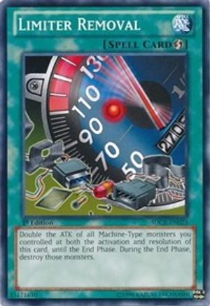 Limiter Removal (SDCR-EN023) - Structure Deck: Cyber Dragon Revolution 1st Edition