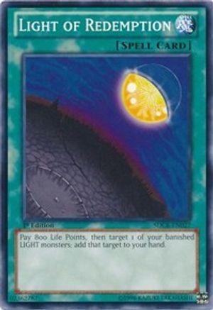 Light of Redemption (SDCR-EN027) - Structure Deck: Cyber Dragon Revolution 1st Edition
