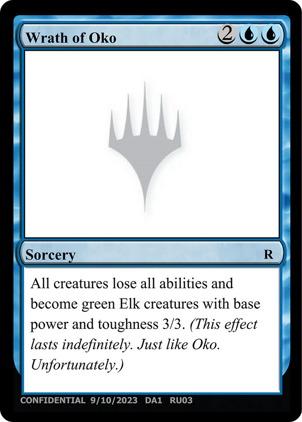 Wrath of Oko (UNK-RU03B) - Unknown Event