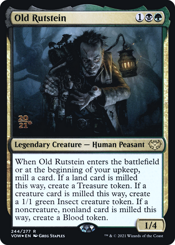 Old Rutstein (PRE-244) - Innistrad: Crimson Vow Promos Foil