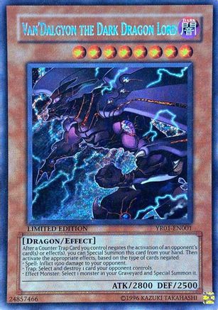 Van'Dalgyon The Dark Dragon Lord (YR01-EN001) - Yu-Gi-Oh! R Manga Promo Limited