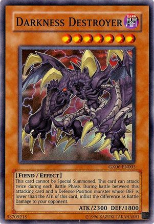 Darkness Destroyer (GX06-EN003) - Yu-Gi-Oh! GX Tag Force Promotional Cards Unlimited
