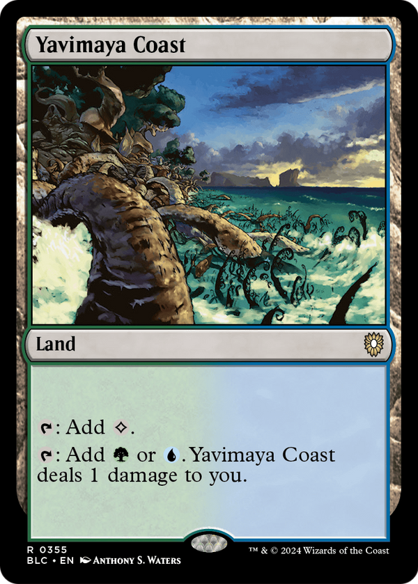 Yavimaya Coast (BLC-355) - Bloomburrow Commander