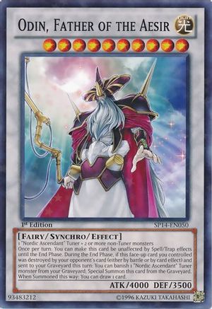 Odin, Father of the Aesir (Starfoil) (SP14-EN050) - Star Pack 2014 1st Edition