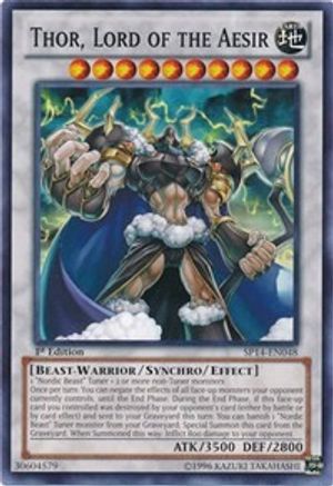 Thor, Lord of the Aesir (SP14-EN048) - Star Pack 2014 1st Edition