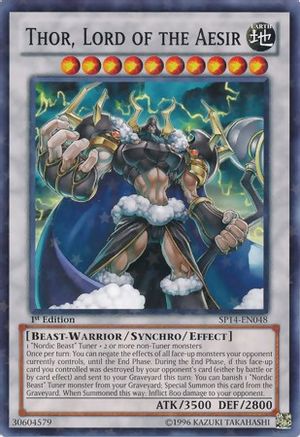 Thor, Lord of the Aesir (Starfoil) (SP14-EN048) - Star Pack 2014 1st Edition
