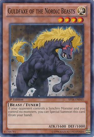 Guldfaxe of the Nordic Beasts (Starfoil) (SP14-EN045) - Star Pack 2014 1st Edition