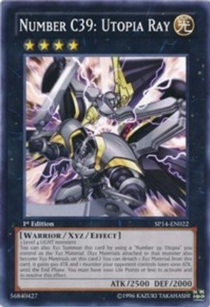 Number C39: Utopia Ray (SP14-EN022) - Star Pack 2014 1st Edition