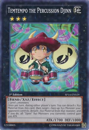 Temtempo the Percussion Djinn (Starfoil) (SP14-EN029) - Star Pack 2014 1st Edition