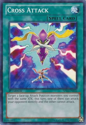 Cross Attack (Starfoil) (SP14-EN032) - Star Pack 2014 1st Edition
