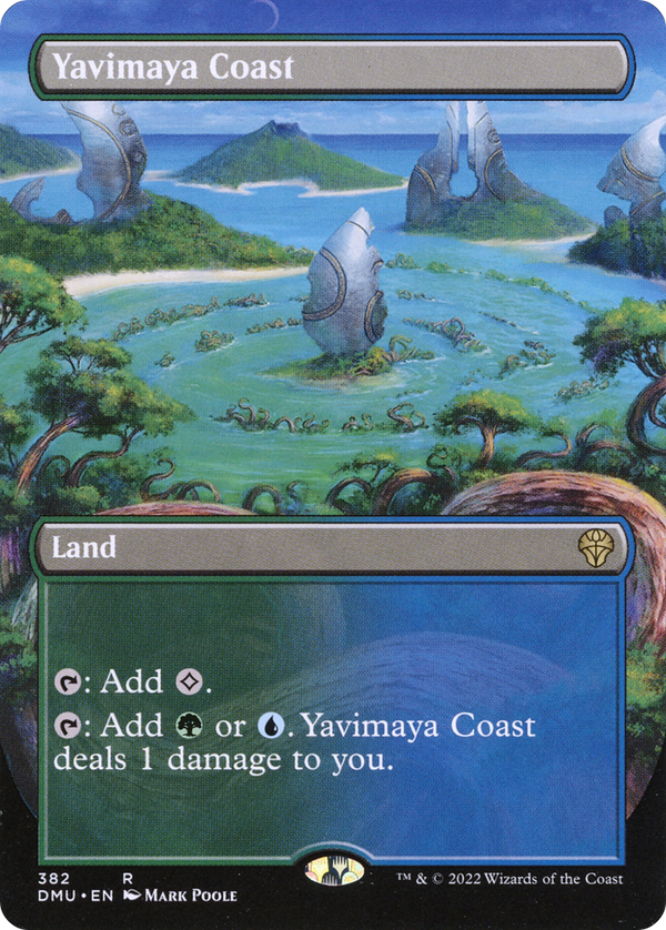 Yavimaya Coast (Borderless) (DMU-382) - Dominaria United Foil