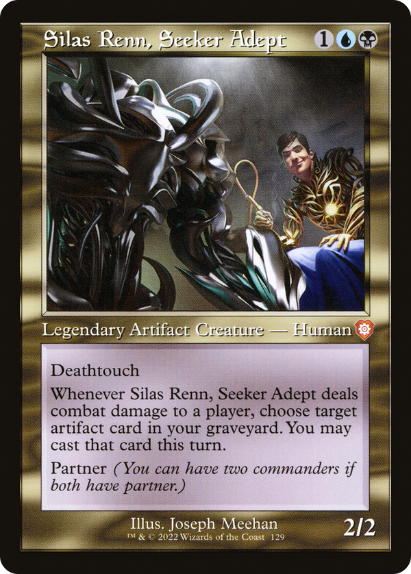 Silas Renn, Seeker Adept (Retro Frame) (BRC-129) - The Brothers' War Commander